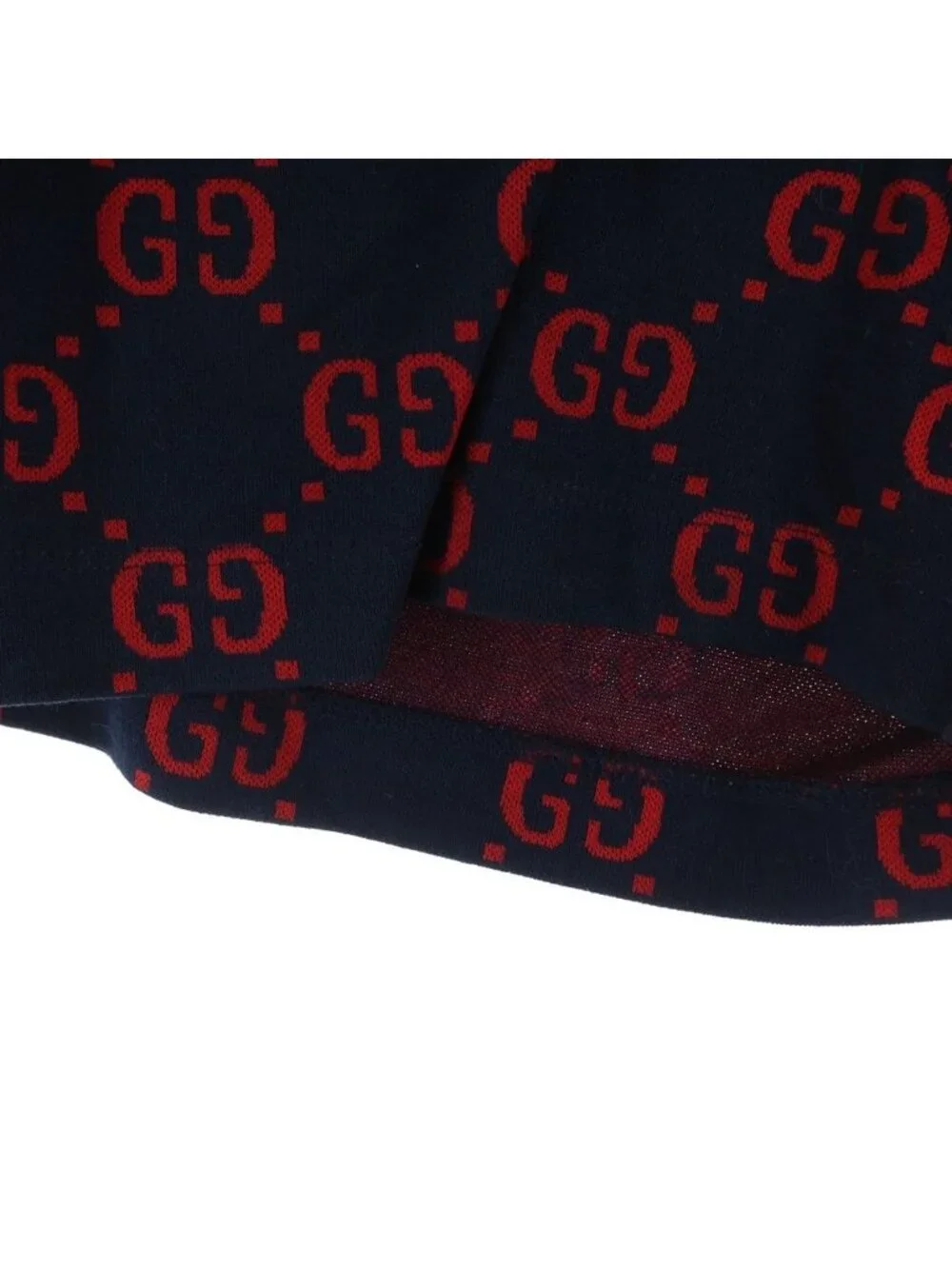 Gucci GG Jacquard Jersey Shorts Allover Navy
